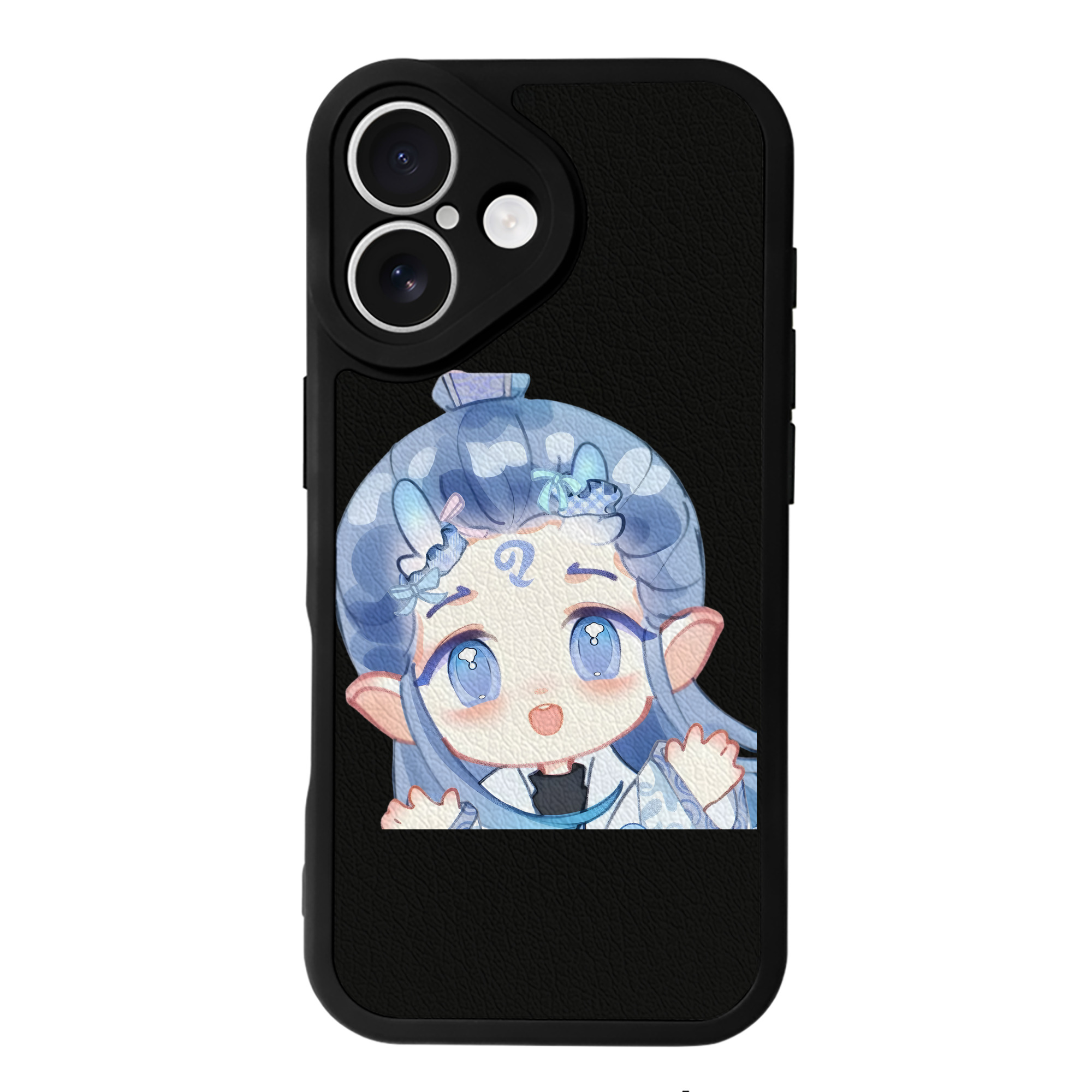 （画像用） Ne Zha 2 ナタ 魔童の大暴れ 【iPhone 16シリーズ対応】シリコンスマホケース（レザー調） 材質：シリコン